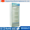 Porta de Vidro Vertical Supermercado Commercial Display Refrigerator